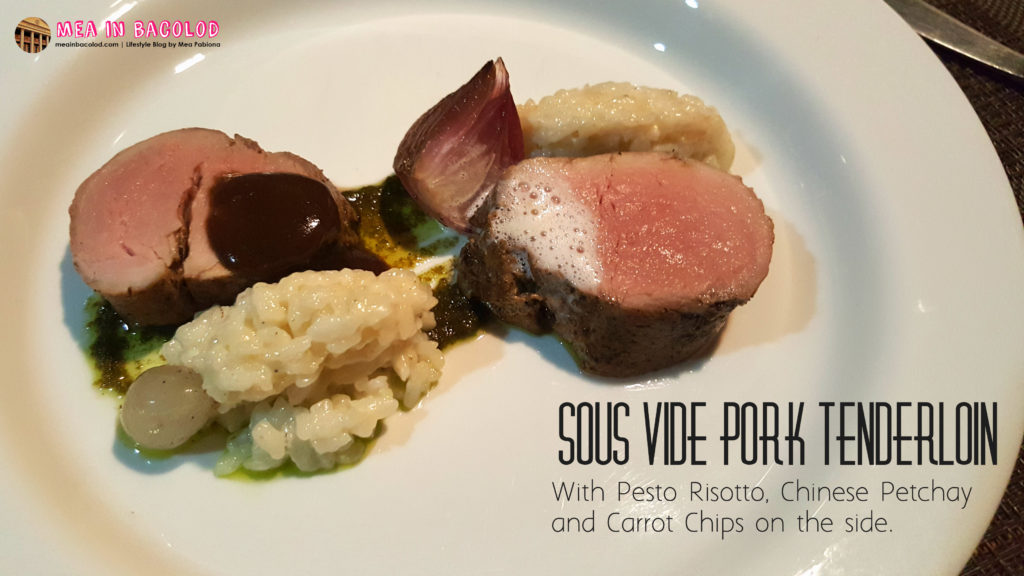 Bacolod Academy for Culinary Arts - Menu 6: Sous Vide Pork Tenderloin | Mea in Bacolod