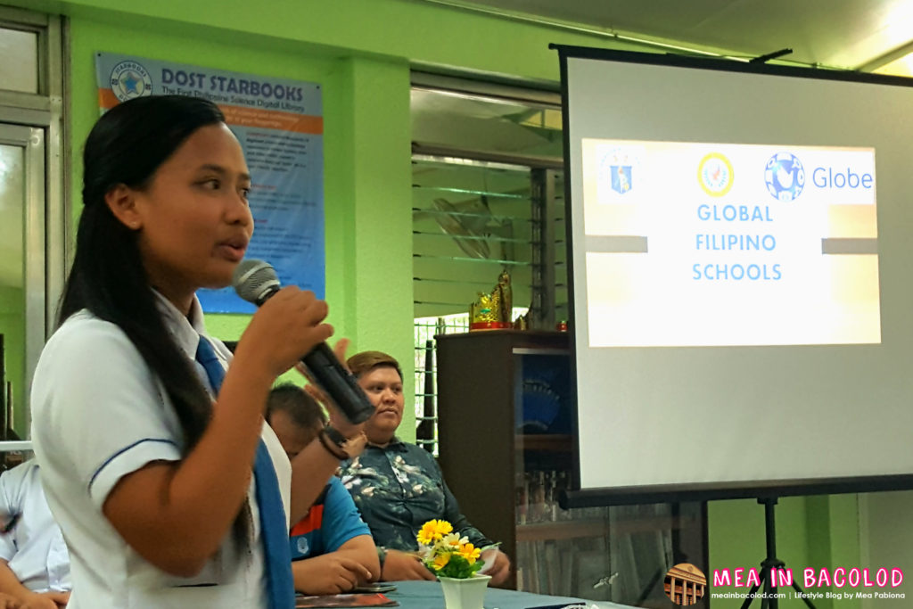 A Student of Cebu City National Science High School Sharing the Effects of Global Filipino School Program