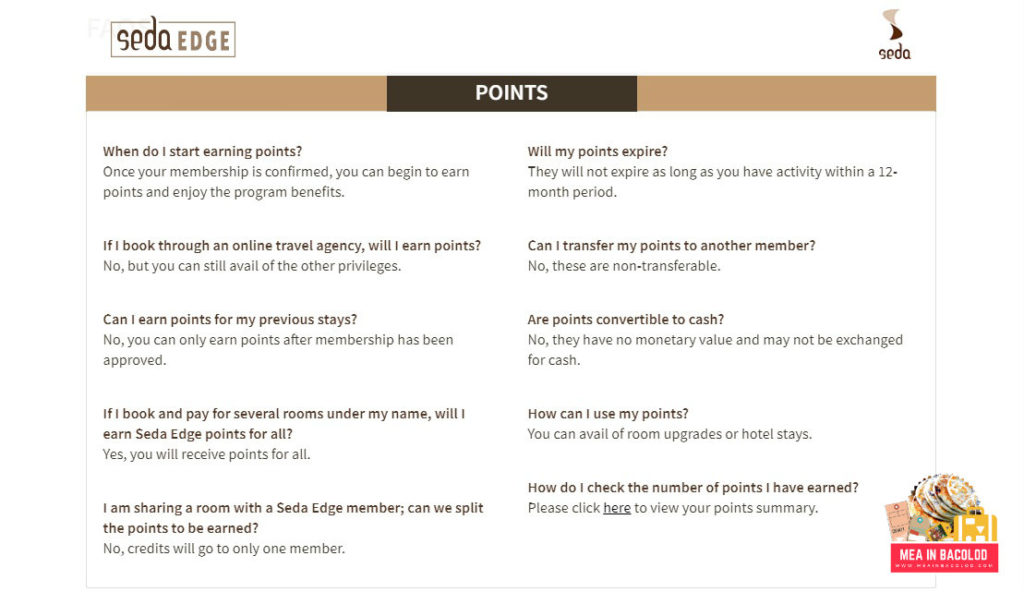 FAQ Seda Edge Points