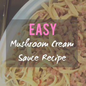 Mushroom Cream Sauce Recipe For Lazy Girls | Mea in Bacolod