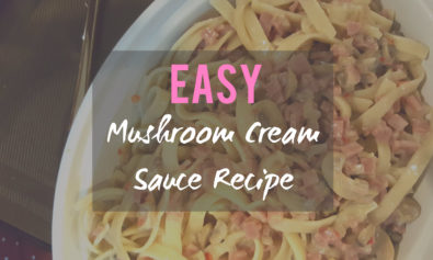 Mushroom Cream Sauce Recipe For Lazy Girls | Mea in Bacolod