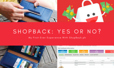 My First ShopBack Experience | Mea in Bacolod