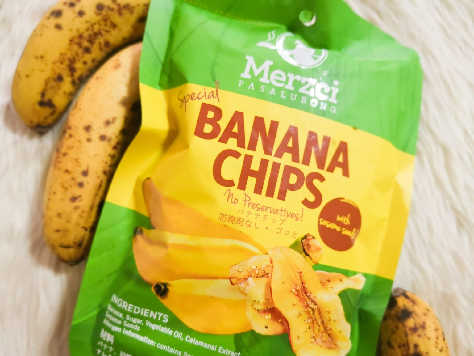 Merzci Special Banana Chips Bacolod Banan Chips Pasalubong